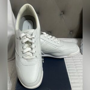 NWT Rockport Men's M7100 Prowalker Leather Sneakers Lace Up Comfort White- 11.5